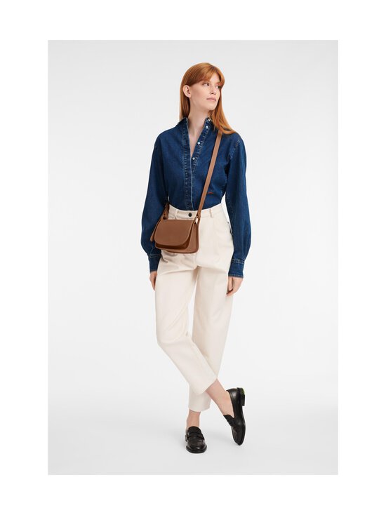 Longchamp - Le Foulonné S Crossbody -nahkalaukku - 121 CARAMEL | Stockmann - photo 4
