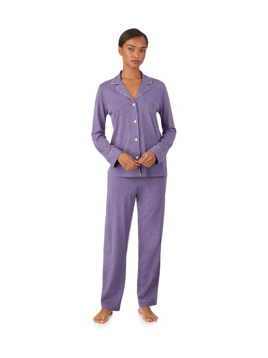 Lauren Ralph Lauren - Notch collar long pant -pyjama - 500 PURPLE - photo 2 Lauren Ralph Lauren - Notch collar long pant -pyjama - 500 PURPLE | Stockmann - photo 2