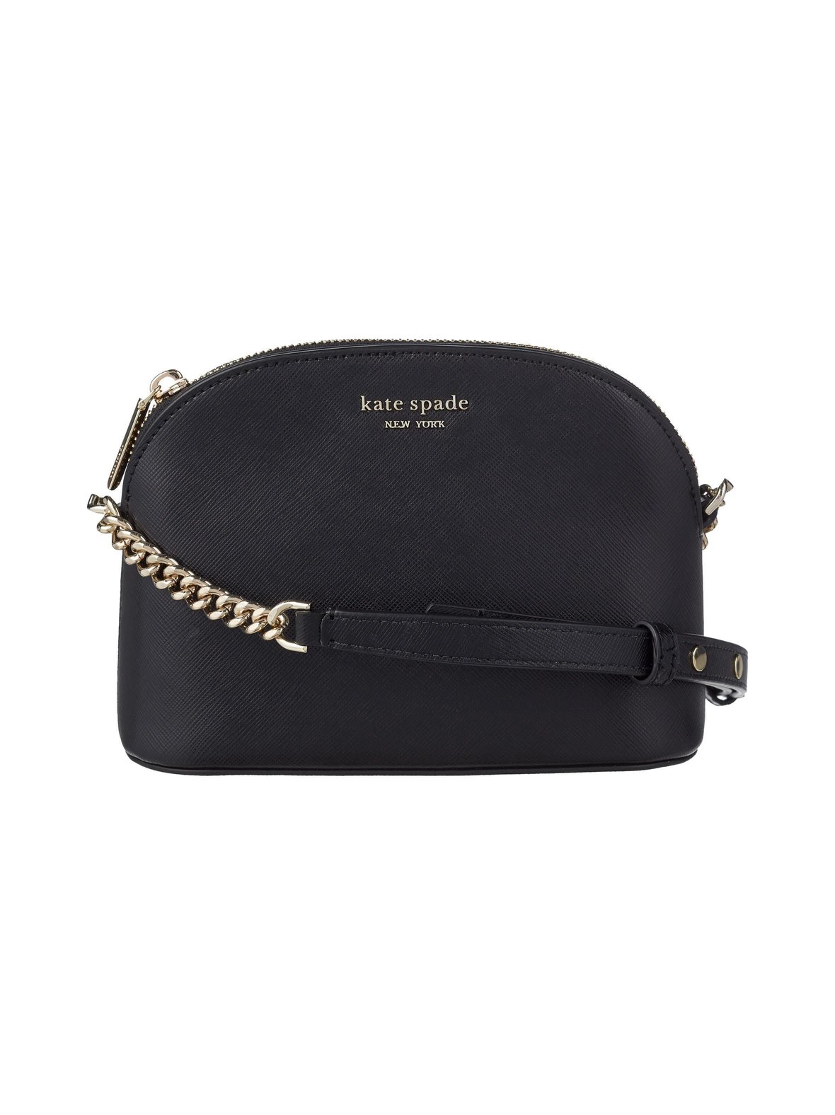 BLACK kate spade new york Spencer Small Dome Crossbody nahkalaukku