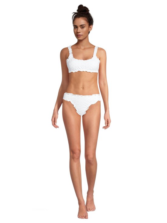 Polo Ralph Lauren - Ruffle High Cut Leg -bikinihousut - WHT WHITE | Stockmann - photo 4