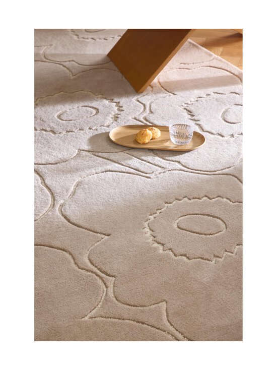 Marimekko - Piirto Unikko- villamatto - 133704 GREIGE | Stockmann - photo 6
