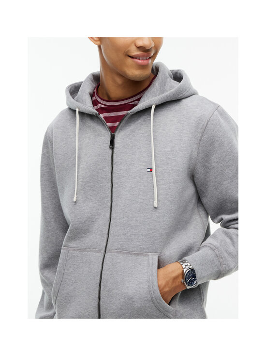Tommy Hilfiger - Essential Fleece jaka ar kapuci - P7D MEDIUM GREY HEATHER | Stockmann - photo 4
