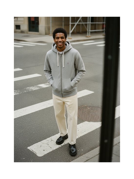 Tommy Hilfiger - Essential Fleece jaka ar kapuci - P7D MEDIUM GREY HEATHER | Stockmann - photo 6