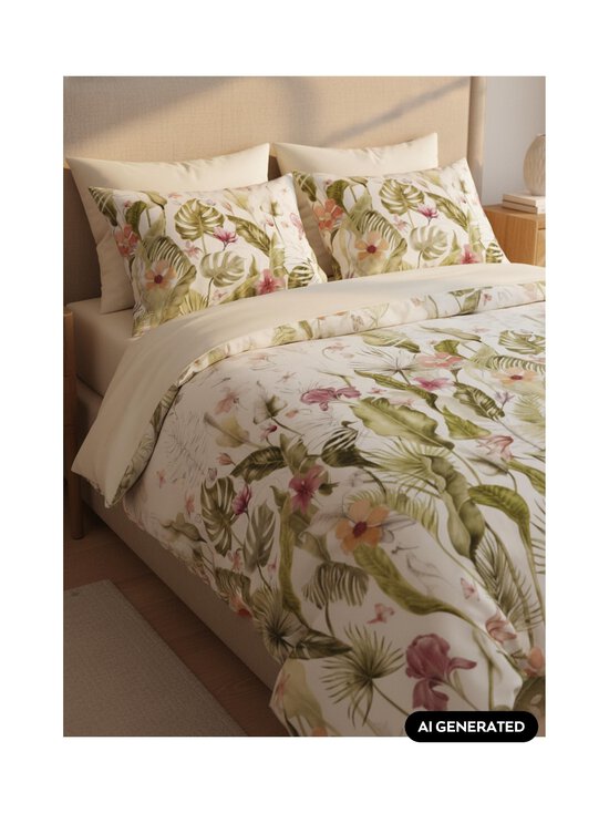 Villa Stockmann - Linnea-pussilakanasetti - CREAMY WHITE/GREEN COMBO | Stockmann - photo 6
