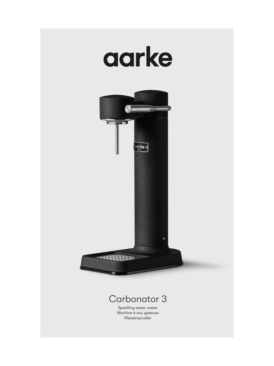 Aarke - C3 Bundle -hiilihapotuslaite + juomapullo - BLACK | Stockmann - photo 5