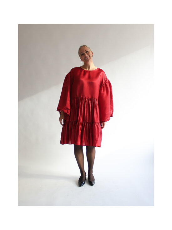 Lili Marleena - Kleit Puff Sleeve Double Ruffle - RED | Stockmann - photo 3