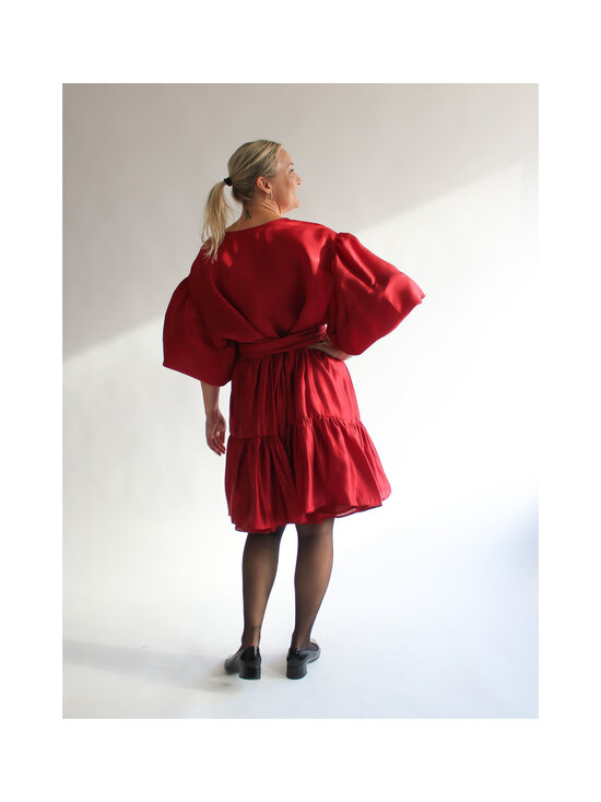 Lili Marleena - Kleit Puff Sleeve Double Ruffle - RED | Stockmann - photo 6