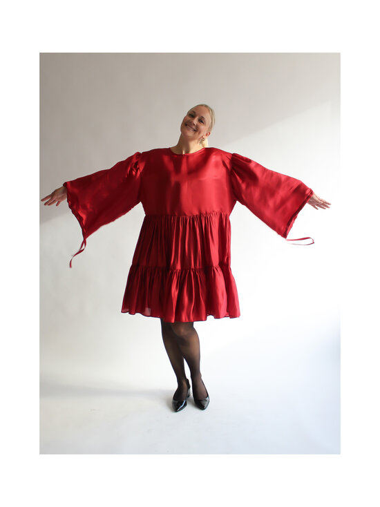 Lili Marleena - Kleit Puff Sleeve Double Ruffle - RED | Stockmann - photo 8