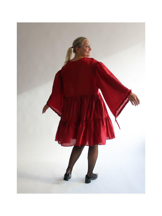 Lili Marleena - Kleit Puff Sleeve Double Ruffle - RED | Stockmann - photo 9