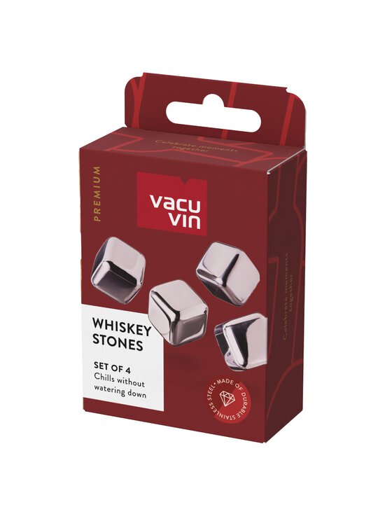 Vacuvin - Whiskey Stones -teräsjääpalat 4-pack - STEEL | Stockmann - photo 2