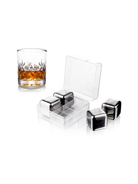 Vacuvin - Whiskey Stones -teräsjääpalat 4-pack - STEEL | Stockmann - photo 3