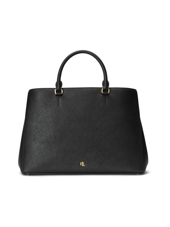 Lauren Ralph Lauren - Nahast kott Hanna 37 Satchel Large - BLACK | Stockmann - photo 1