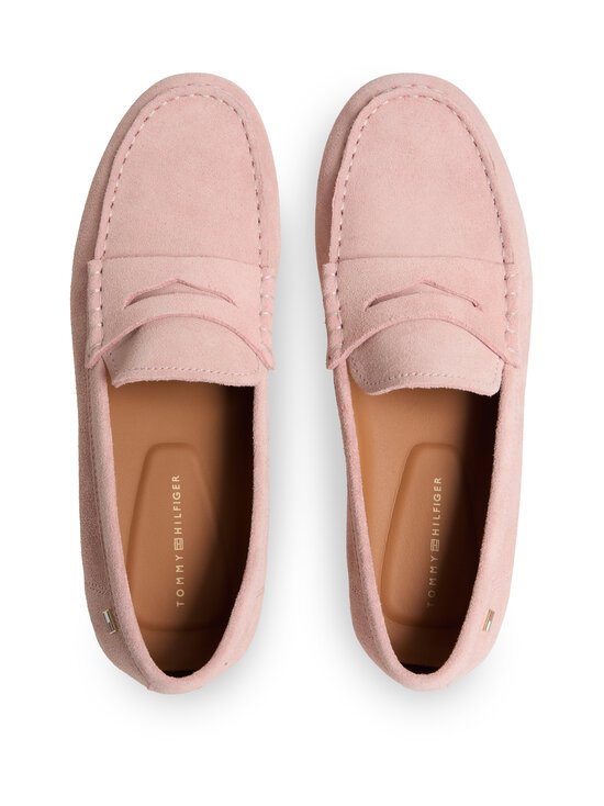 Tommy Hilfiger - Flag Soft Driver zamšādas mokasīni - TQN FOGGY PINK | Stockmann - photo 4
