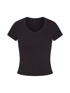 SKIMS - Worn In Jersey t-paita - WASHED ONYX | Stockmann