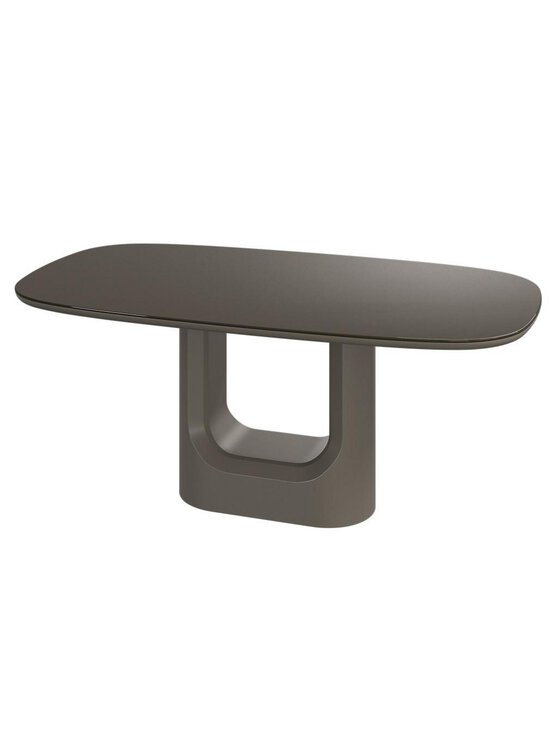 BoConcept - Volterra-ruokapöytä lämmin harmaa lasi / lämmin harmaa 99 x 180 cm - GREY | Stockmann - photo 2