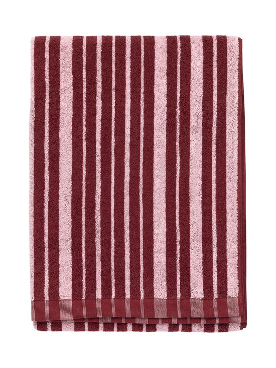 Marimekko - Raide dvielis - 333 BURGUNDY, PINK | Stockmann - photo 1