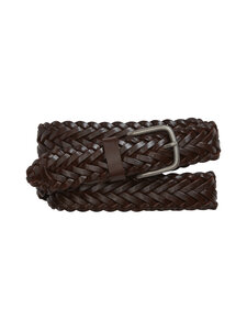 GAP - Braided Leather ādas josta - DARK BROWN 1 | Stockmann