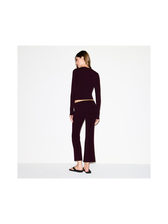 SKIMS - Trikotaažsärk Cotton Jersey Long Sleeve - CURRANT | Stockmann - photo 5