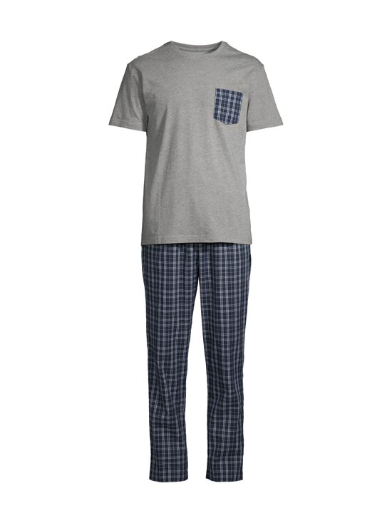 Cap Horn loungewear - Sam-popliinipyjama - BLUE CHECK/GREY TOP - photo 1 Cap Horn loungewear - Sam-popliinipyjama - BLUE CHECK/GREY TOP | Stockmann - photo 1