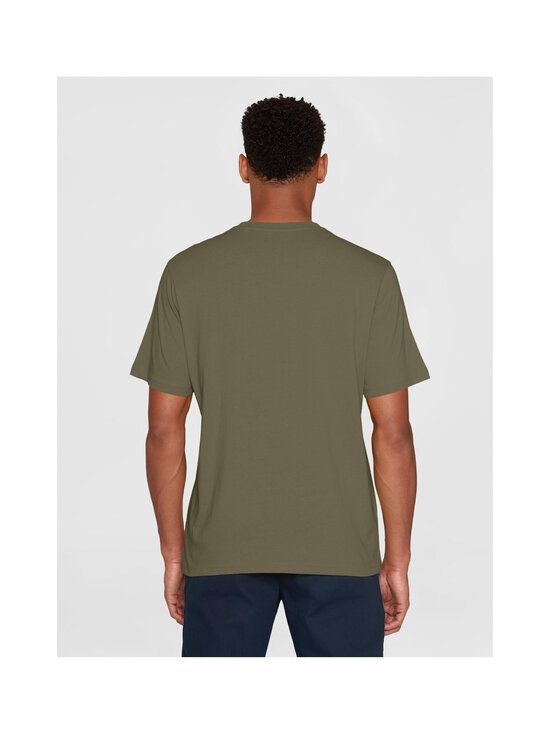Knowledge Cotton Apparel - Big Owl t-paita - 1068 BURNED OLIVE | Stockmann - photo 3