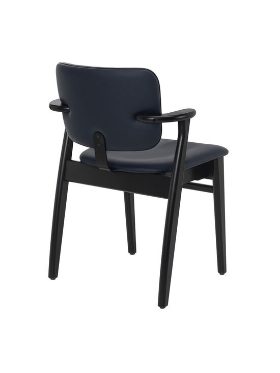 Artek - Domus-tuoli istuin- ja selkänojaverhoiltu Spectrum-nahka marine / petsattu musta - BLUE | Stockmann - photo 2