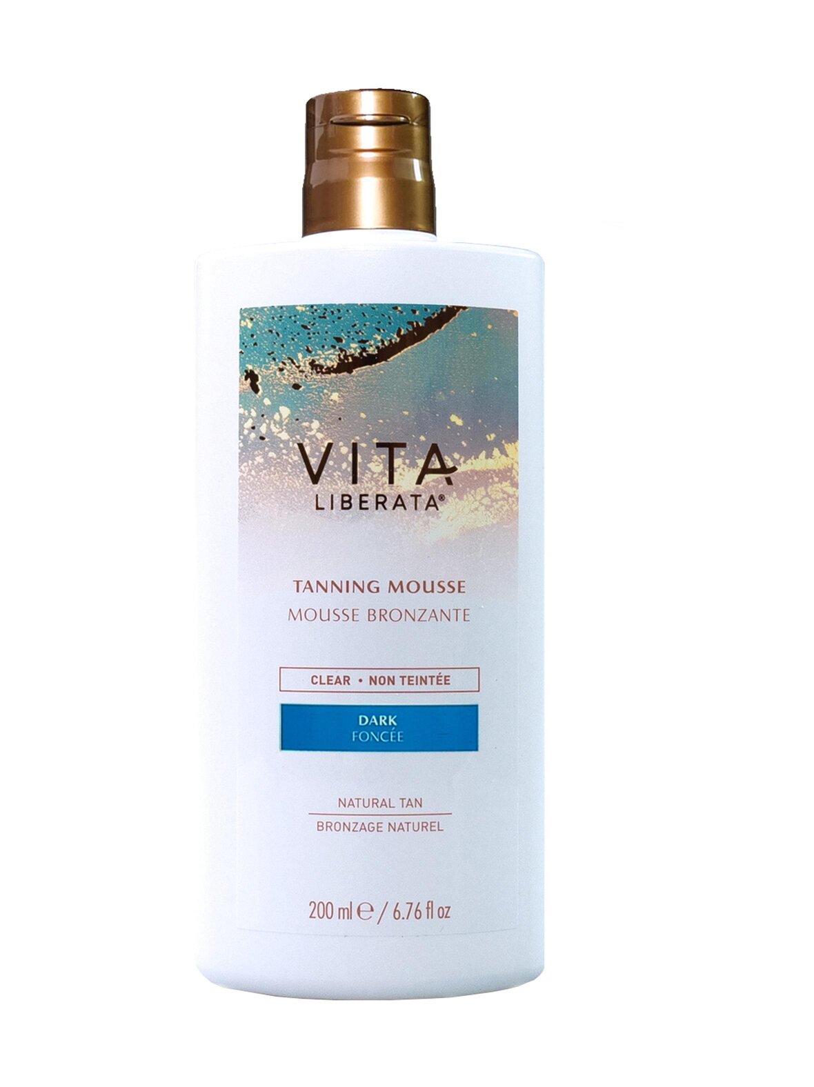 CLEAR TANNING DARK -itseruskettava mousse 200 ML