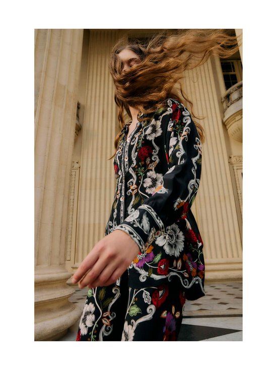 Farm Rio - Rococo Flowers -paitapusero - ROCOCO FLOWERS BLACK | Stockmann - photo 5