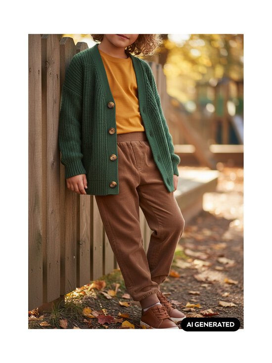 Lindex - Lined Corduroy bikses - 2735 BROWN | Stockmann - photo 3