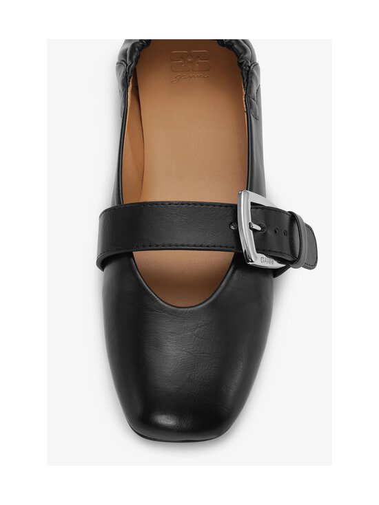 Ganni - Butterfly Strap Crinkle Oleatex -ballerinat - 099 BLACK - photo 4 Ganni - Butterfly Strap Crinkle Oleatex -ballerinat - 099 BLACK | Stockmann - photo 4