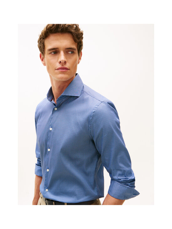 Tommy Hilfiger - DC Flex Collar Mini Texture -kauluspaita - DCC CARBON NAVY | Stockmann - photo 4