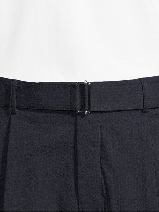 Officine Générale - Georges Seersucker-shortsit - DARK NAVY | Stockmann - photo 5
