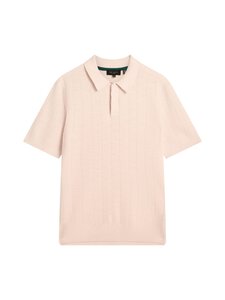 Ted Baker London - Edgardss Mixed Stitch Button Neck -pikeepaita - DUSKY-PINK | Stockmann
