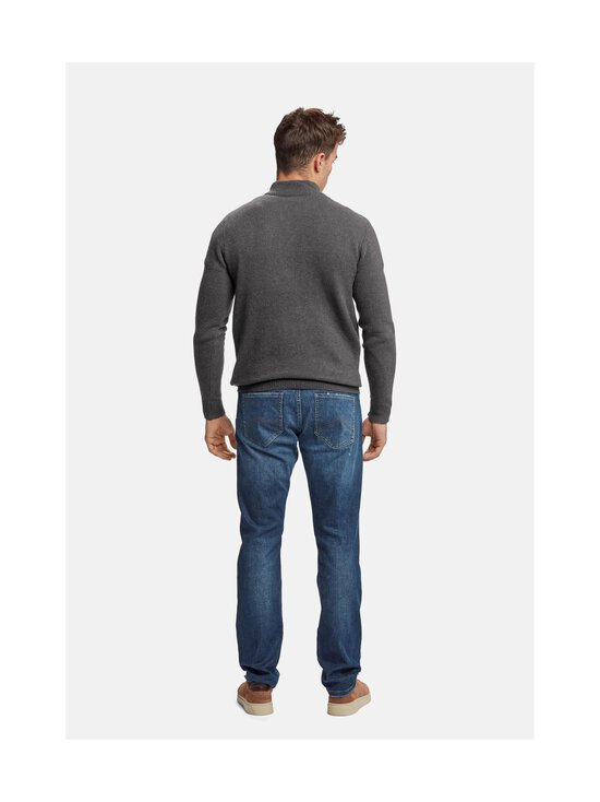 MCS - Axel Regular Half Zip -neulepaita - BROWN MELANGE | Stockmann - photo 4
