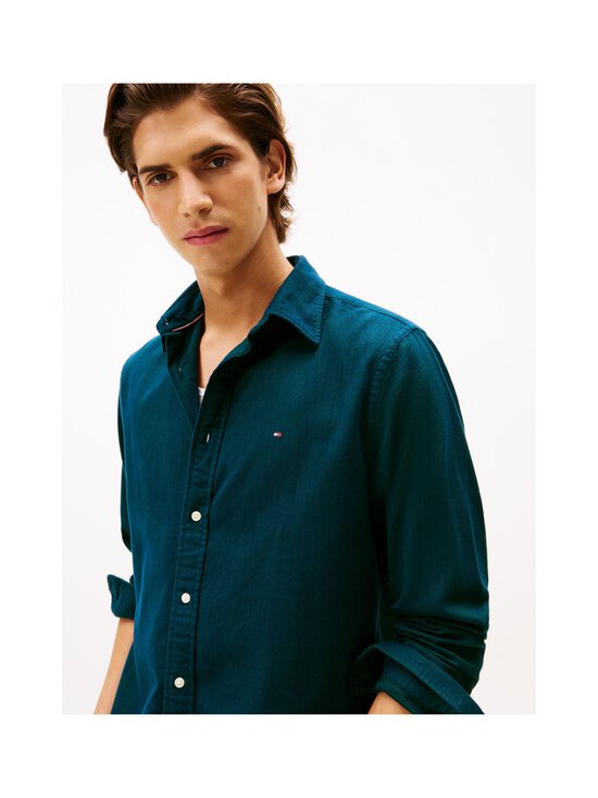 Tommy Hilfiger - Triiksärk Flannel Herringbone - L6K ORNAMENTAL GREEN | Stockmann - photo 5