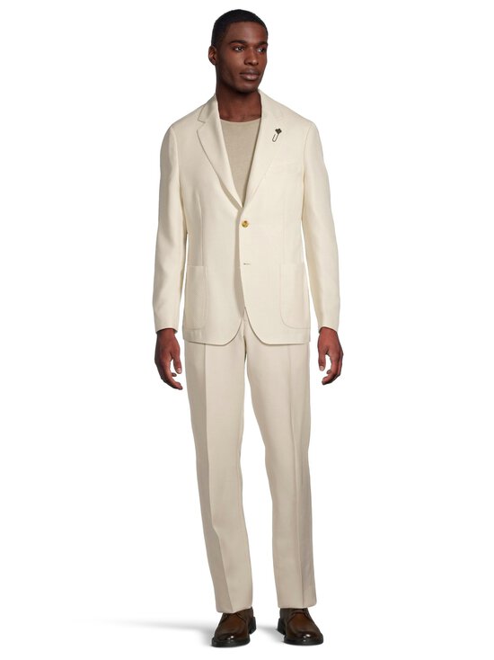 Lardini - Cnpaluk Regular - viskoosi-silkkihousut - 180 BEIGE | Stockmann - photo 3