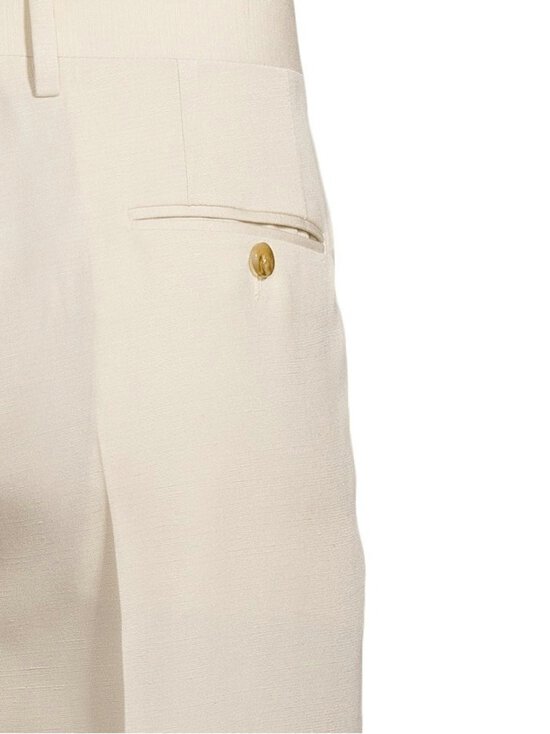 Lardini - Cnpaluk Regular - viskoosi-silkkihousut - 180 BEIGE | Stockmann - photo 5