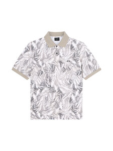 ARMANI EXCHANGE - Leaf Allover -pikeepaita - AF10366 F1146 CREAM LEAF ALLOVER BIG | Stockmann