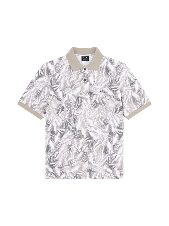 ARMANI EXCHANGE - Leaf Allover -pikeepaita - AF10366 F1146 CREAM LEAF ALLOVER BIG | Stockmann - photo 1
