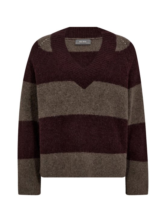 MOS MOSH - MMTaci V-Neck -raidallinen neule - 159 FUDGE - photo 1 MOS MOSH - MMTaci V-Neck -raidallinen neule - 159 FUDGE | Stockmann - photo 1