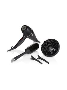 GHD - Air Kit Hair Dryer With Diffuser- hiustenkuivain ja diffusori - BLACK BLACK | Stockmann