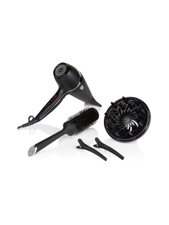 GHD - Air Kit Hair Dryer With Diffuser- hiustenkuivain ja diffusori - BLACK BLACK | Stockmann - photo 1
