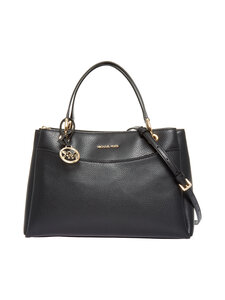 Michael Michael Kors - May Medium Triple Compact Shoulder -nahkalaukku - 001 BLACK | Stockmann