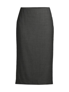 GANT - Midi Checked Wool zīmuļsvārki - 90 CHARCOAL MELANGE | Stockmann