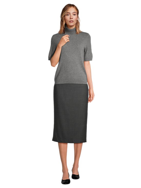 GANT - Midi Checked Wool zīmuļsvārki - 90 CHARCOAL MELANGE | Stockmann - photo 3