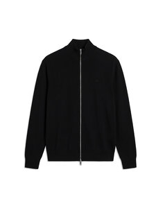 Calvin Klein Menswear - Merino Full Zip -neuletakki - UB1 BLACK | Stockmann