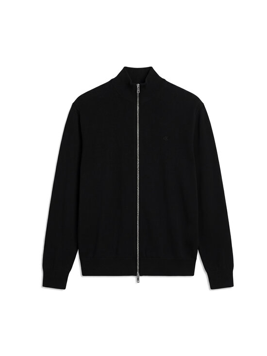 Calvin Klein Menswear - Merino Full Zip -neuletakki - UB1 BLACK | Stockmann - photo 1