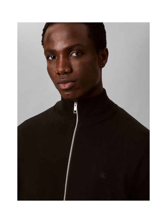 Calvin Klein Menswear - Merino Full Zip -neuletakki - UB1 BLACK | Stockmann - photo 5