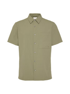 Calvin Klein Menswear - Solid Seersucker Classic -kauluspaita - LDI DEEP LICHEN GREEN | Stockmann