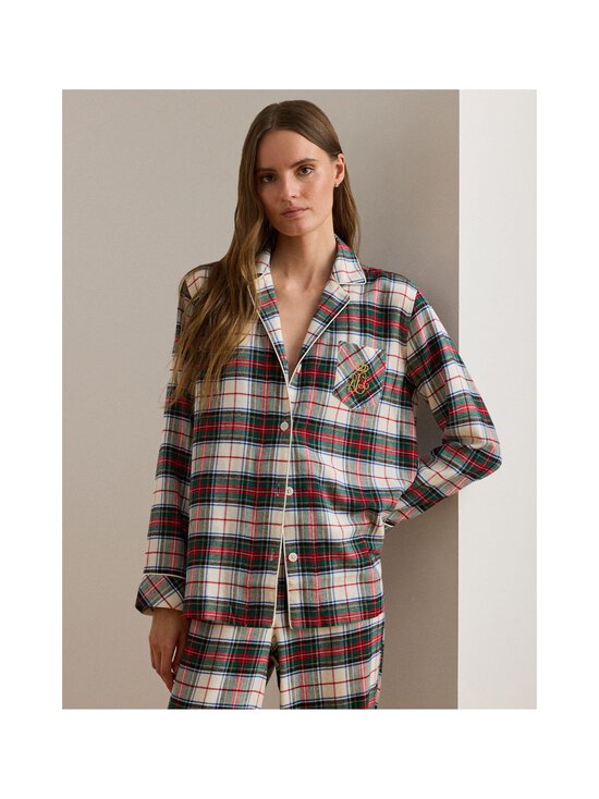 Lauren Ralph Lauren - Pidžaama Notch Collar Long PJ Set, 2-osaline - 790 CREAM PLD - photo 6 Lauren Ralph Lauren - Pidžaama Notch Collar Long PJ Set, 2-osaline - 790 CREAM PLD | Stockmann - photo 6