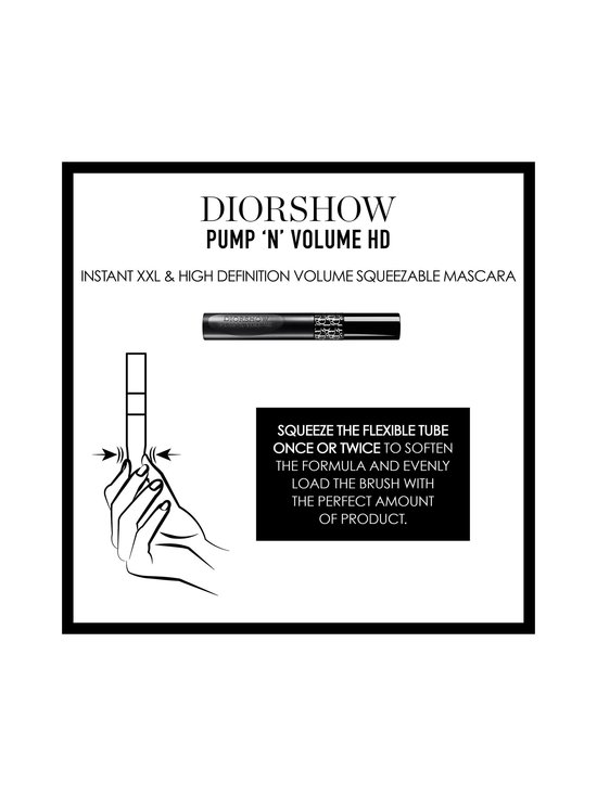 DIOR - Diorshow Pump 'N' Volume Mascara -ripsiväri 6 g - 090 BLACK PUMP | Stockmann - photo 3